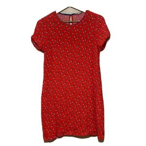 MARCS Red Floral Shift Dress